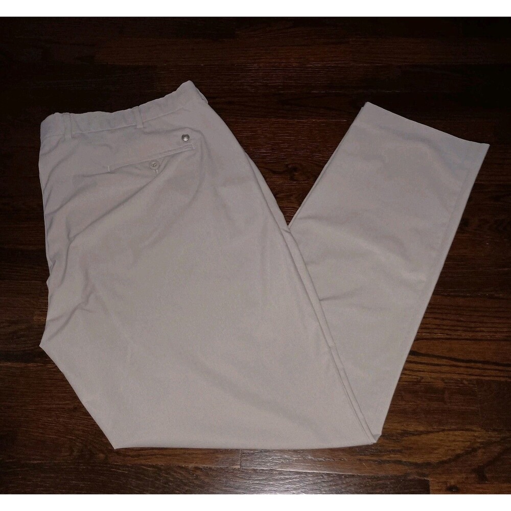 Peter Millar Crown Crafted Pants Mens 38x32 Golf Beige Chino Performance
